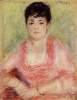 Renoir, Pierre Auguste - Portrait of a Woman in a Red Dress